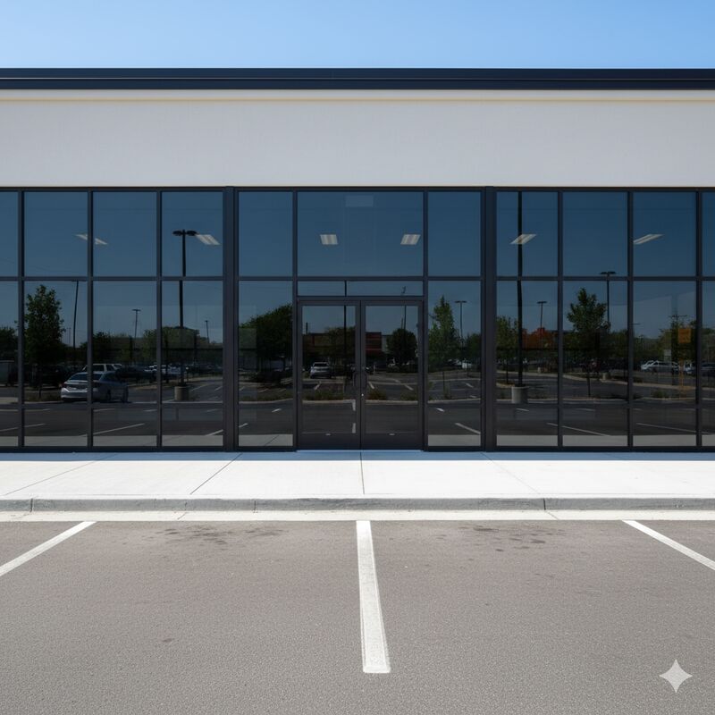 Storefront Window Tinting service